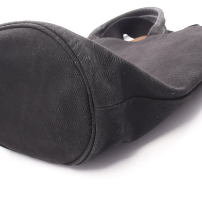 CANAPA カナパ ハンドバッグ キャンバス ブラック 2WAY プラダ バッグ PRADA