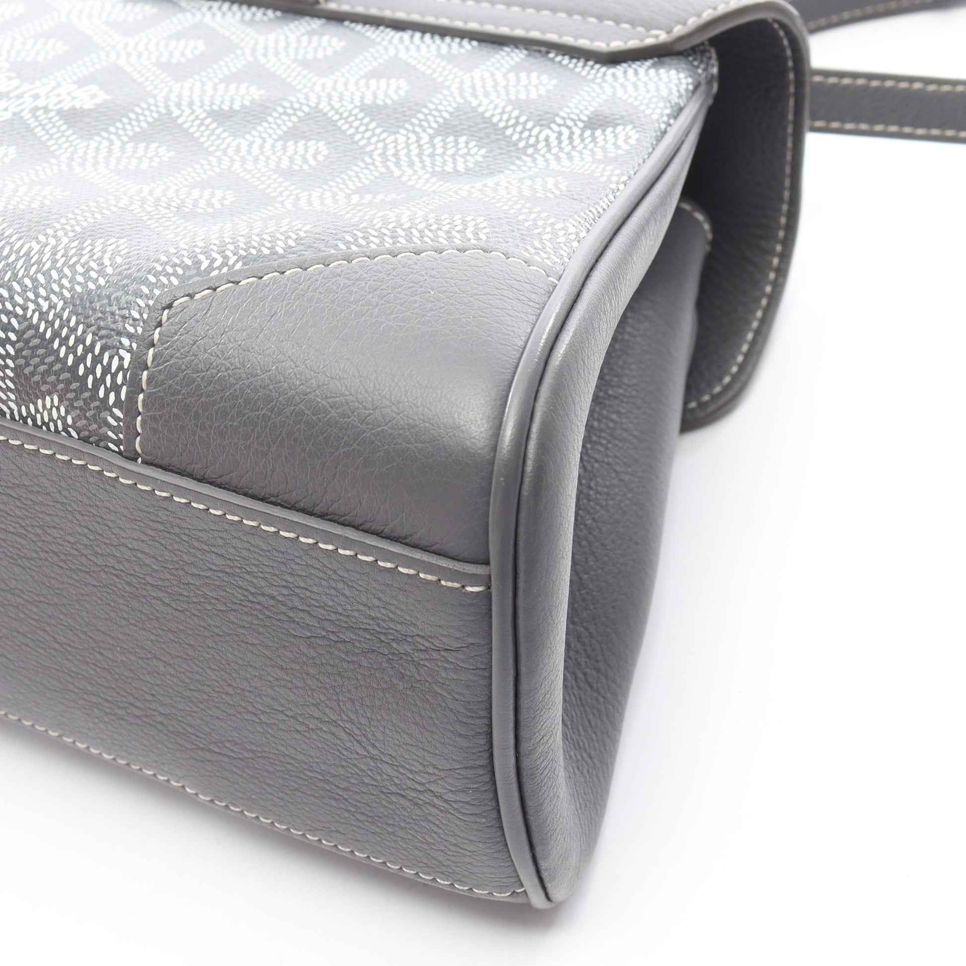 サイゴン ミニ ハンドバッグ コーティングキャンバス レザー グレー マルチカラー 2WAY ゴヤール バッグ GOYARD