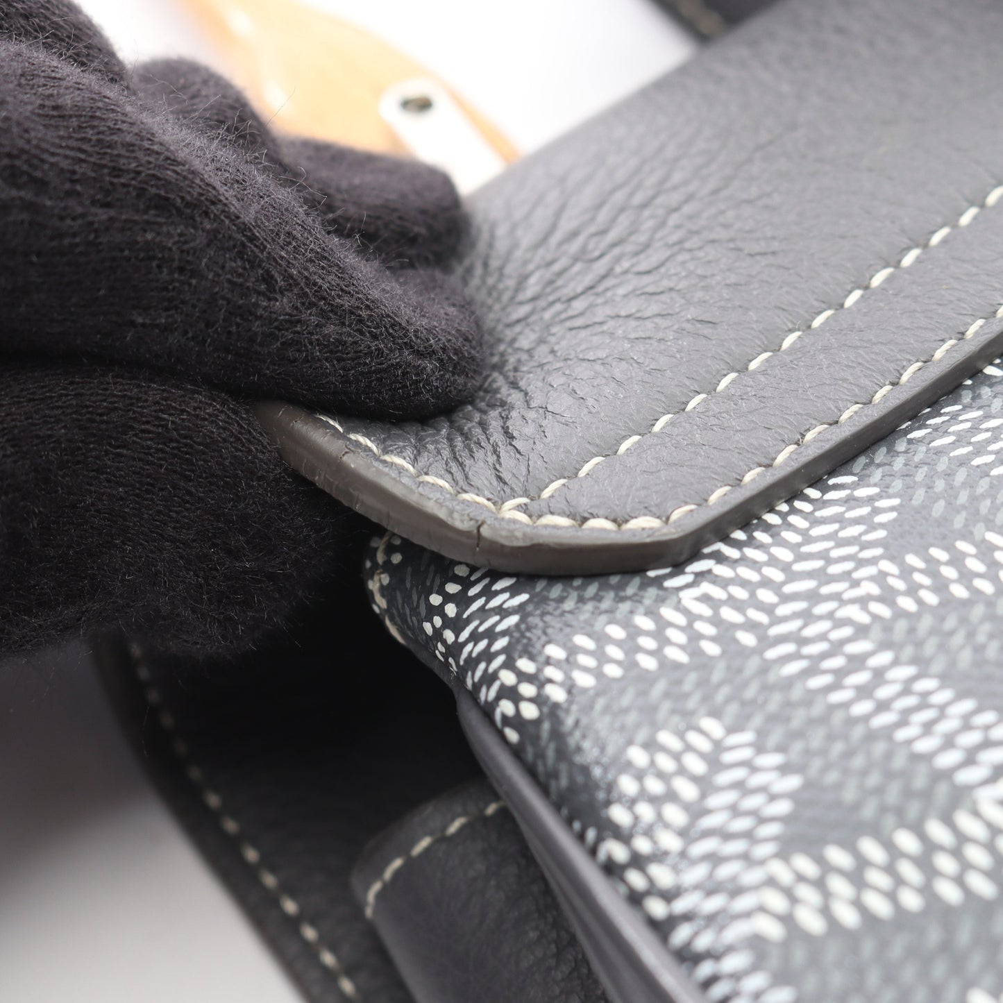 サイゴン ミニ ハンドバッグ コーティングキャンバス レザー グレー マルチカラー 2WAY ゴヤール バッグ GOYARD