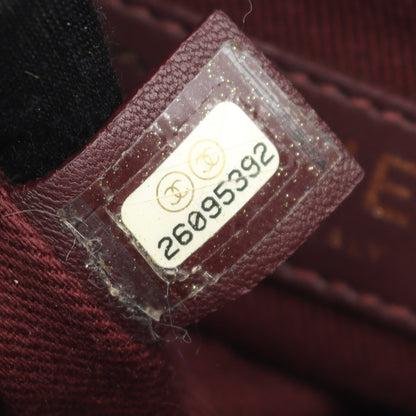 Vステッチ バックパック リュックサック ラムスキン ブラック ゴールド金具 シャネル バッグ CHANEL