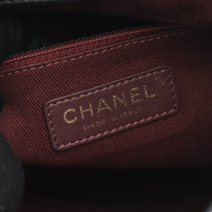 Vステッチ バックパック リュックサック ラムスキン ブラック ゴールド金具 シャネル バッグ CHANEL