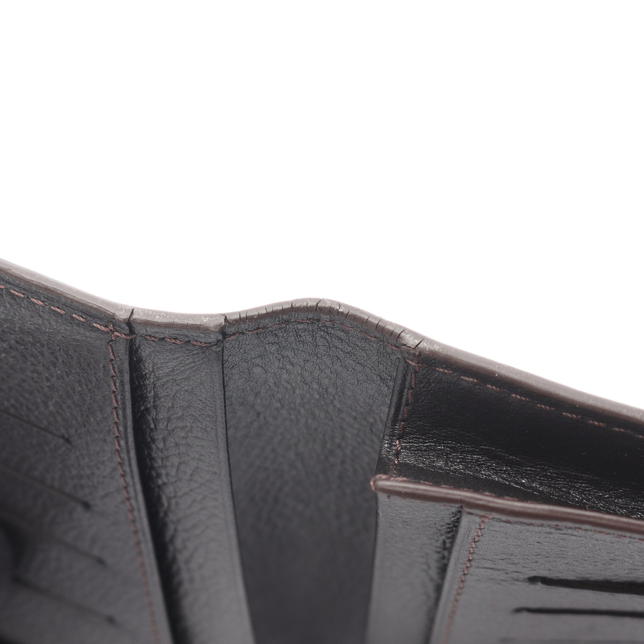 D-EIGHT ディーエイト 二つ折り長財布 PVC レザー ブラック ダーク