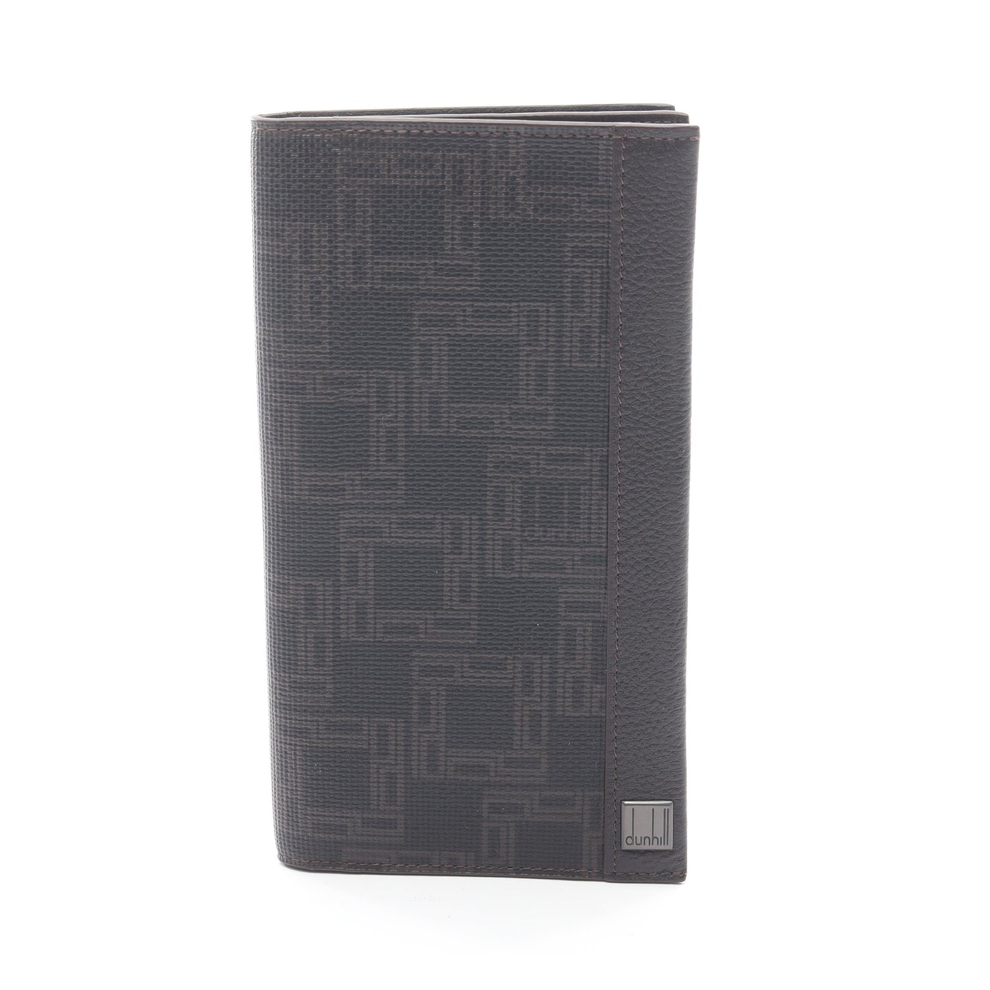 D-EIGHT ディーエイト 二つ折り長財布 PVC レザー ブラック ダークブラウン ダンヒル 財布・小物 dunhill