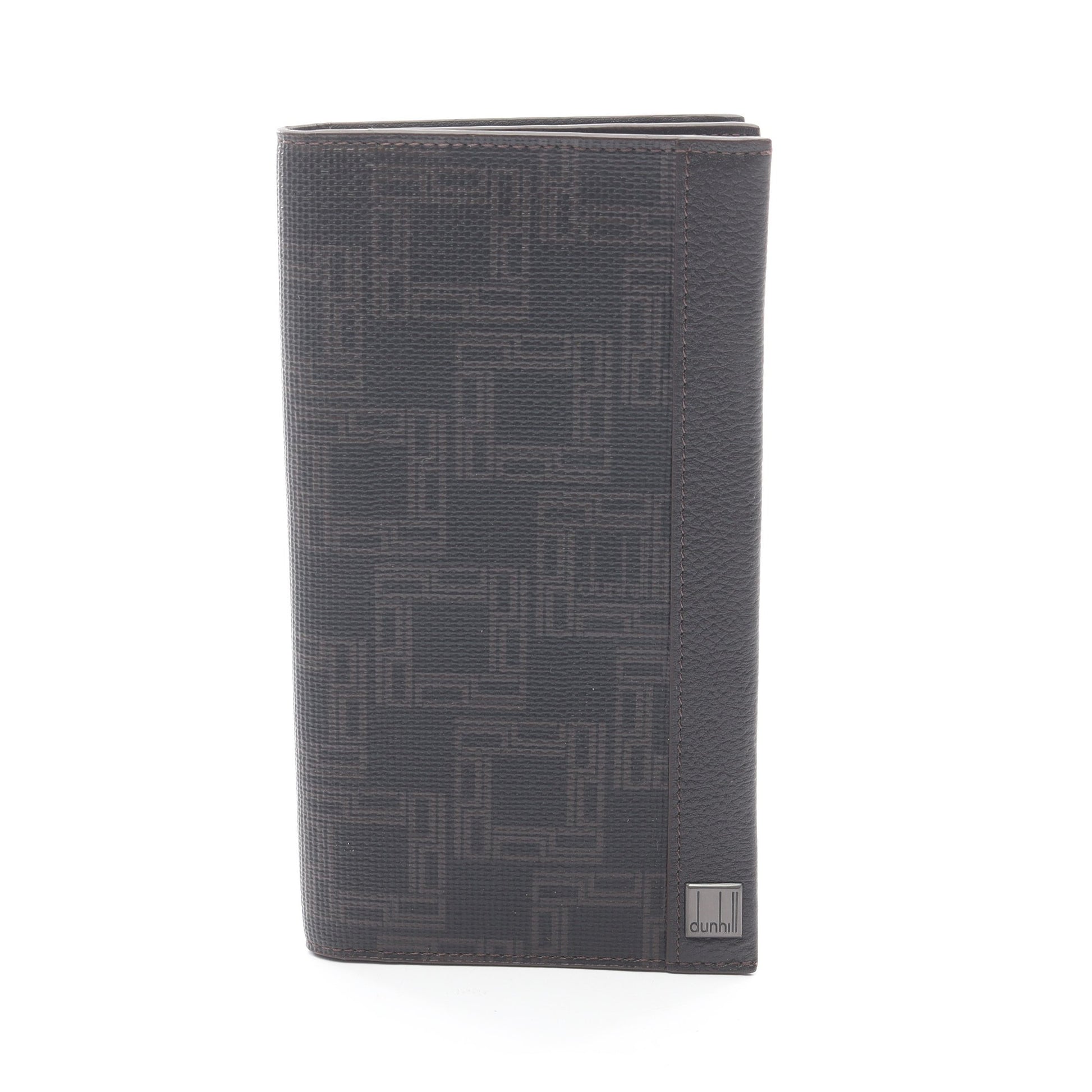 D-EIGHT ディーエイト 二つ折り長財布 PVC レザー ブラック ダークブラウン ダンヒル 財布・小物 dunhill