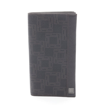 D-EIGHT ディーエイト 二つ折り長財布 PVC レザー ブラック ダークブラウン ダンヒル 財布・小物 dunhill