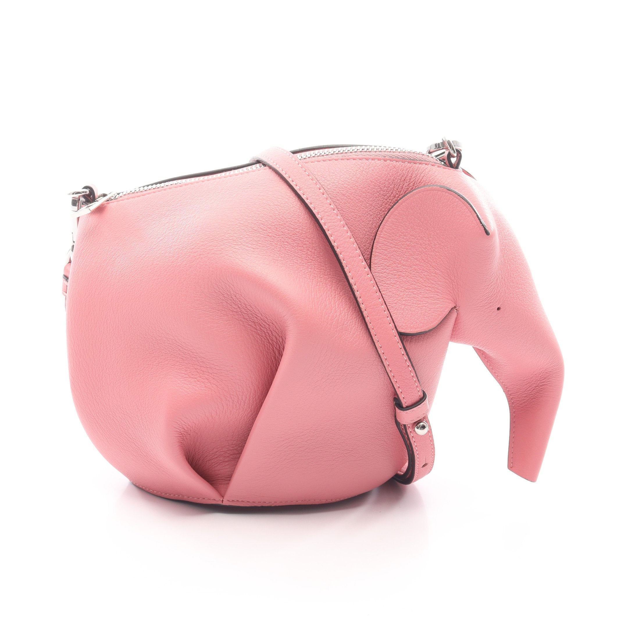 エレファント ショルダーバッグ レザー ピンク ロエベ – RECLO