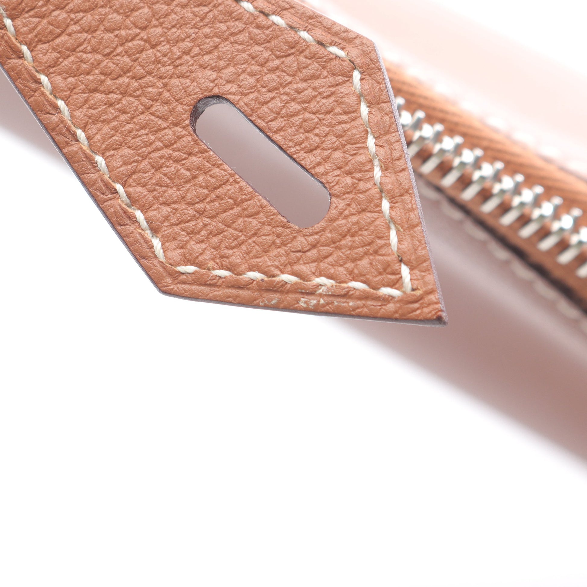 ボリトル ゴールド クラッチバッグ エバーカラー ブラウン シルバー金具 2WAY W刻印 エルメス バッグ HERMES