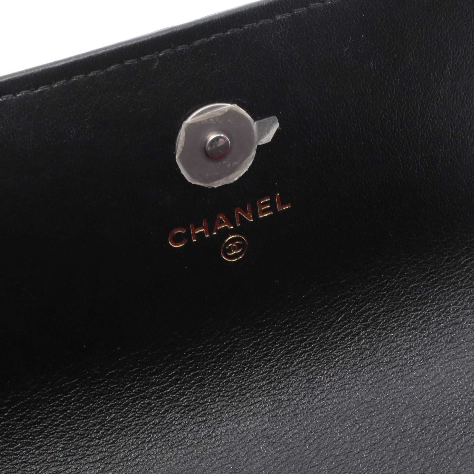 CHANEL19 チェーンショルダーバッグ レザー ブラック コンビ金具 シャネル バッグ CHANEL