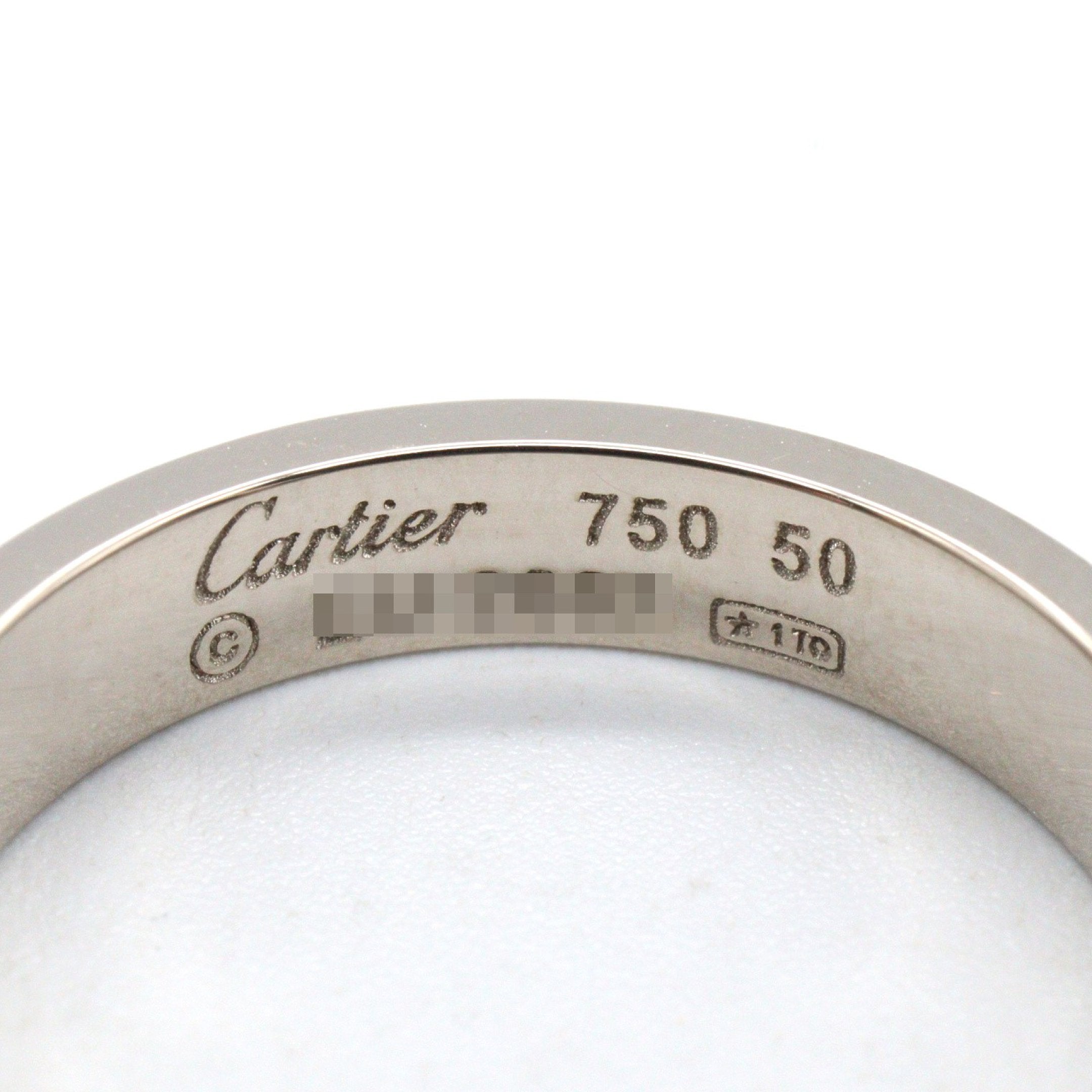 カルティエ　ラブリング　クラシック　K18WG 新品同様 #50 10号 カルティエ ラブリング クラシック K18WG 新品同様 #50 10号