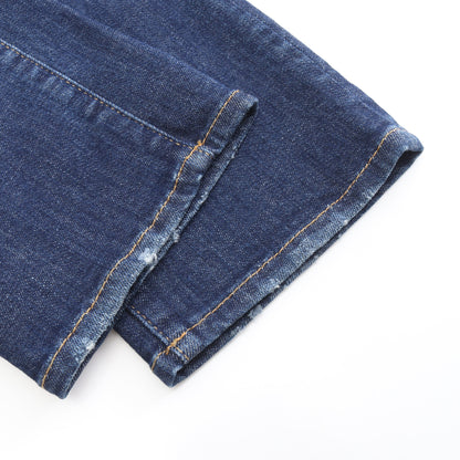 Cool Guy Jean デニムパンツ コットン インディゴブルー ボタンフライ ダメージ加工 ディースクエアード ボトムス DSQUARED2