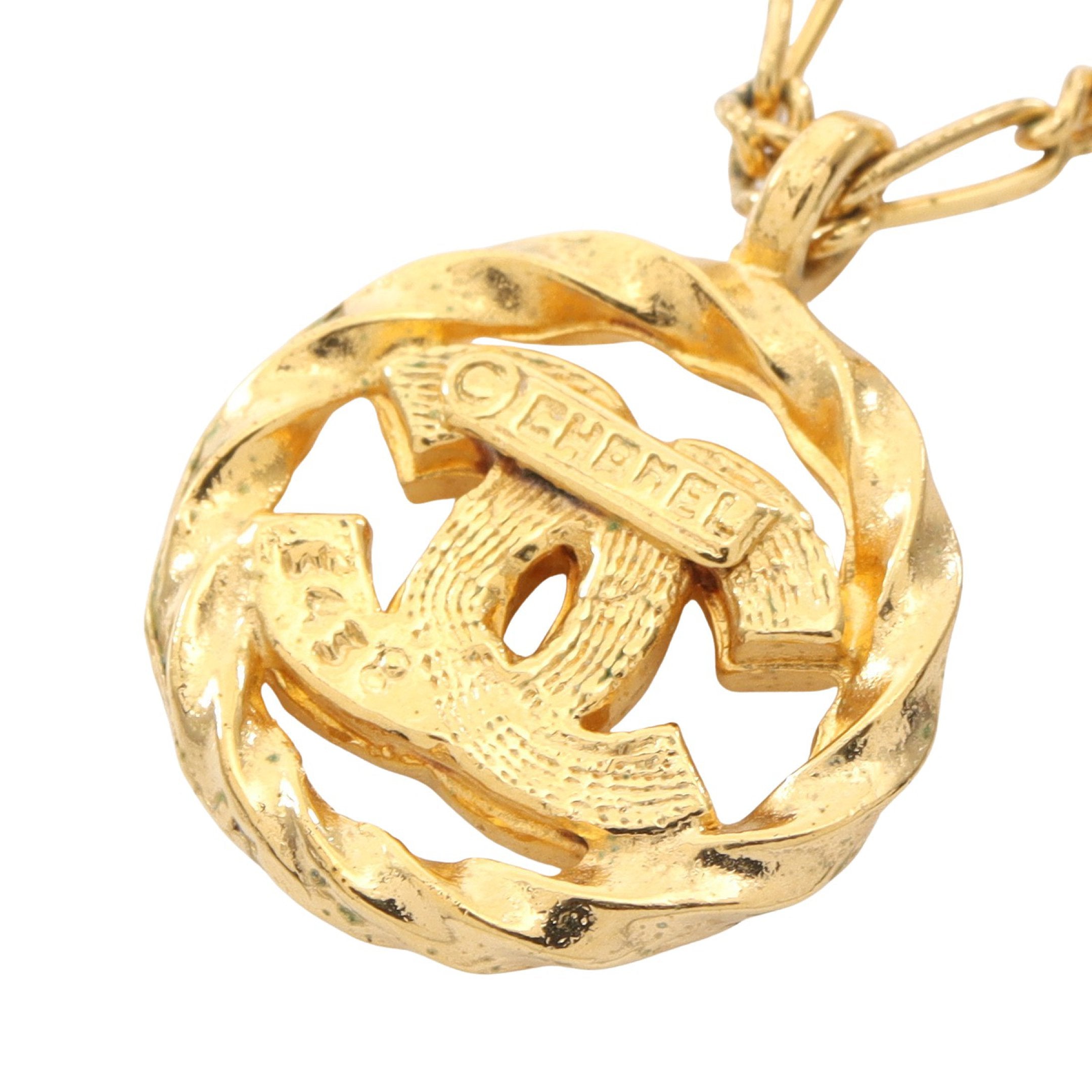 ココマーク ネックレス GP ラインストーン ゴールド クリア