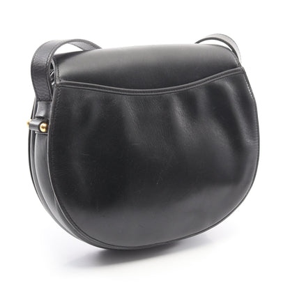 ショルダーバッグ レザー ブラック ロゴ クリスチャンディオール バッグ Christian Dior