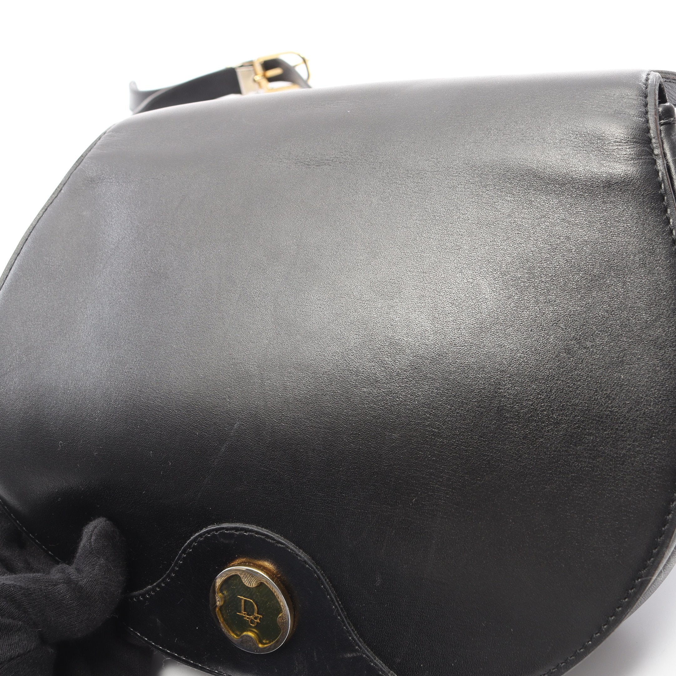 Christian Dior ディオール カーフレザーハンドバッグ ターンロック