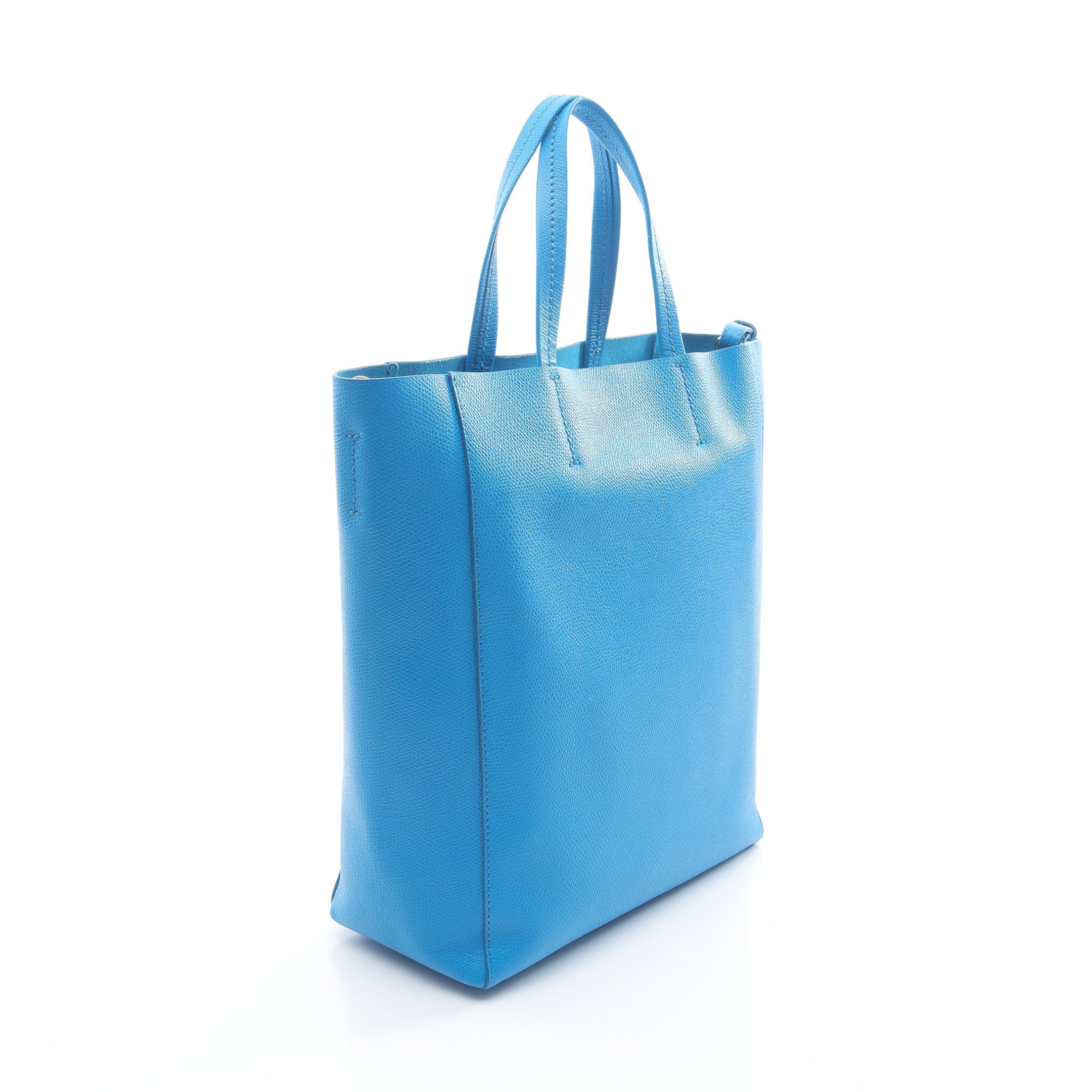 セリーヌ CELINE トートバッグ - レザー ライトブルー バッグ トート