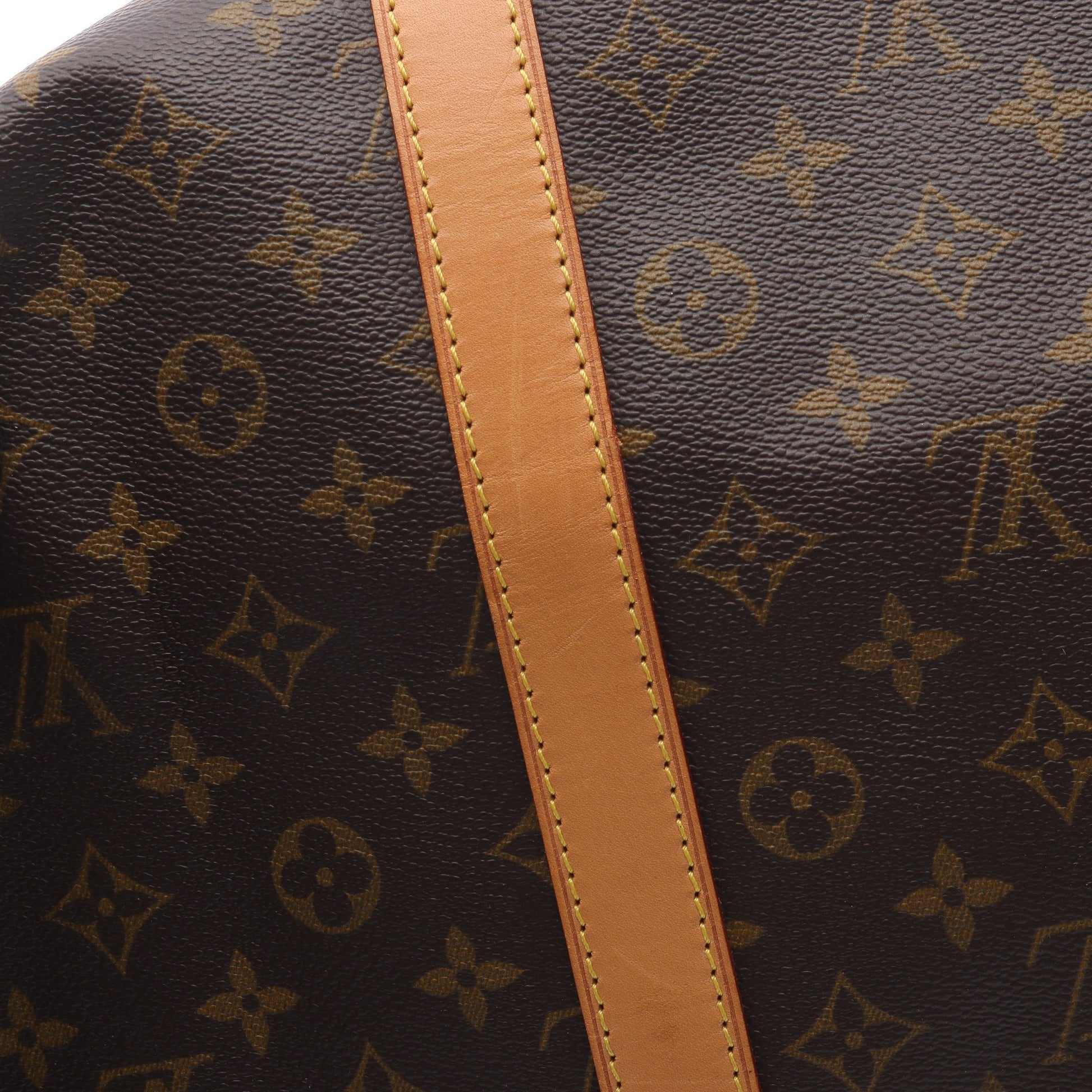 キーポル55 モノグラム ボストンバッグ PVC レザー ブラウン ルイヴィトン バッグ LOUIS VUITTON