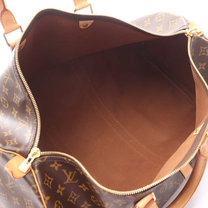 キーポル50 モノグラム ボストンバッグ PVC レザー ブラウン ルイヴィトン バッグ LOUIS VUITTON