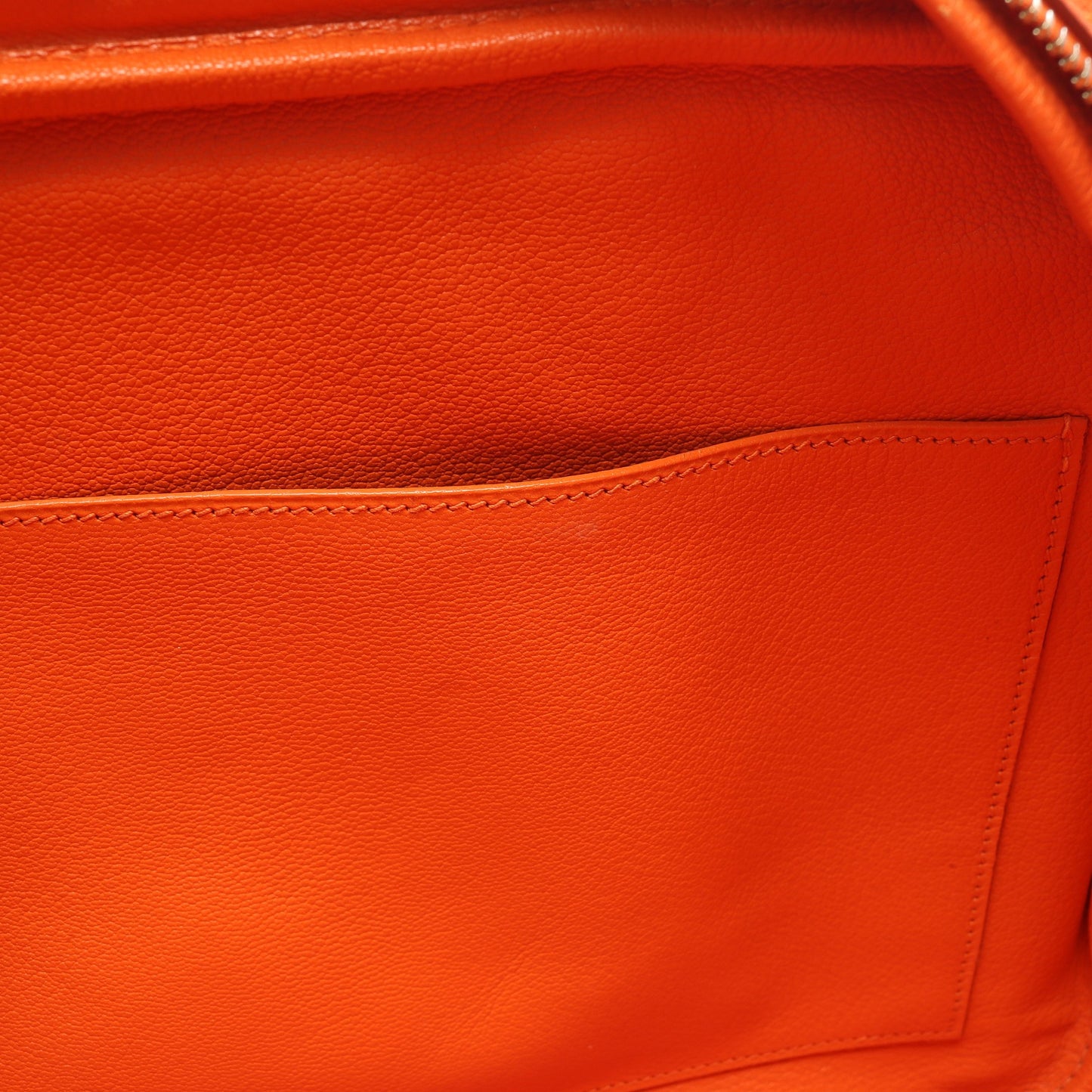 プリュム32 ハンドバッグ トリヨンクレマンス オレンジ ゴールド金具 □B刻印 エルメス バッグ HERMES