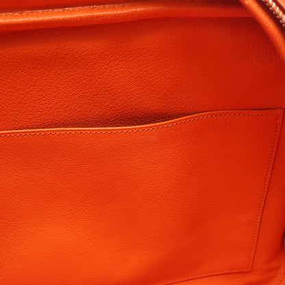 プリュム32 ハンドバッグ トリヨンクレマンス オレンジ ゴールド金具 □B刻印 エルメス バッグ HERMES