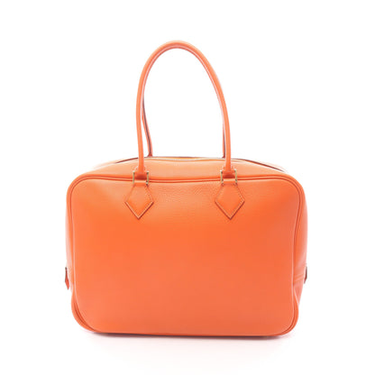 プリュム32 ハンドバッグ トリヨンクレマンス オレンジ ゴールド金具 □B刻印 エルメス バッグ HERMES