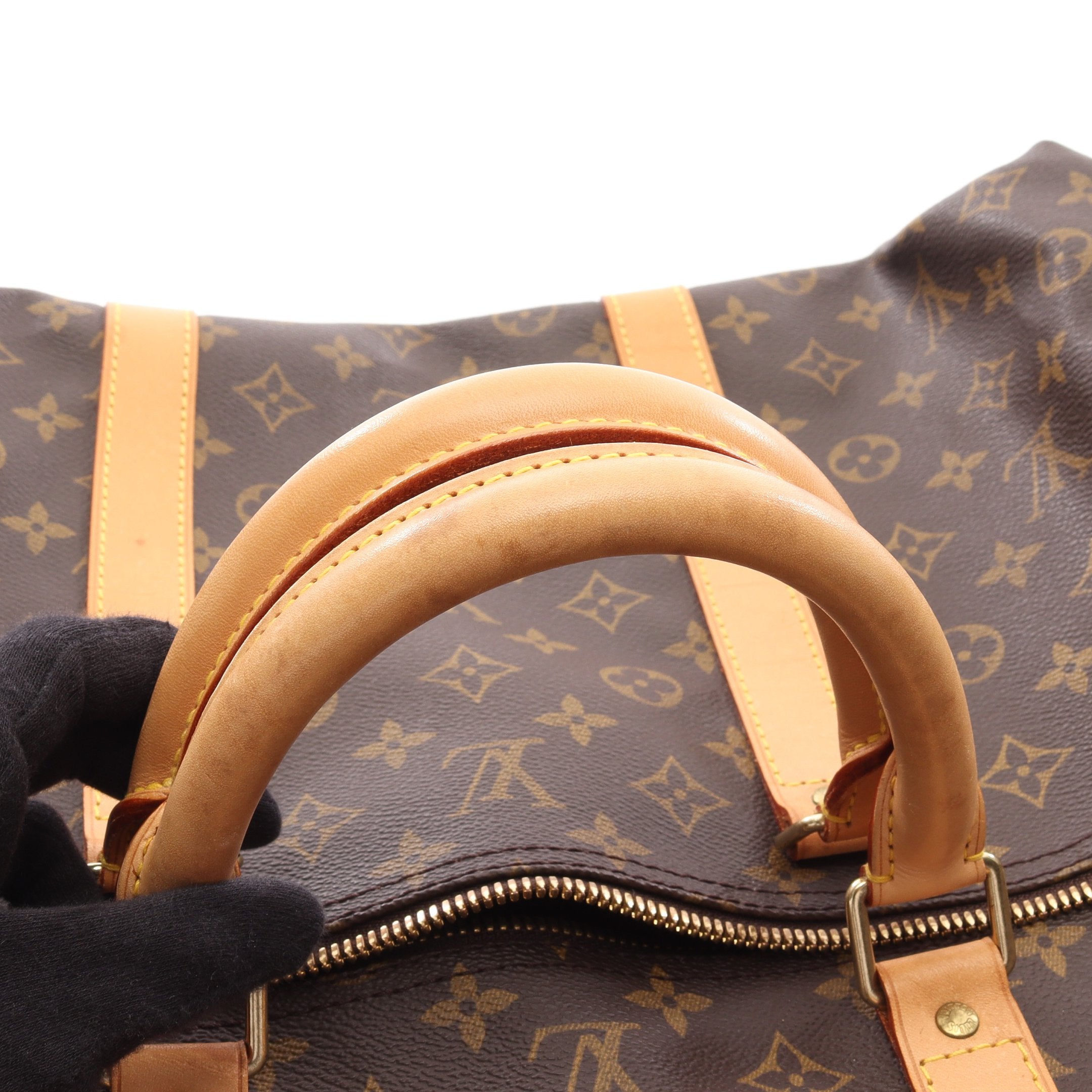 キーポル バンドリエール60 モノグラム ボストンバッグ PVC レザー