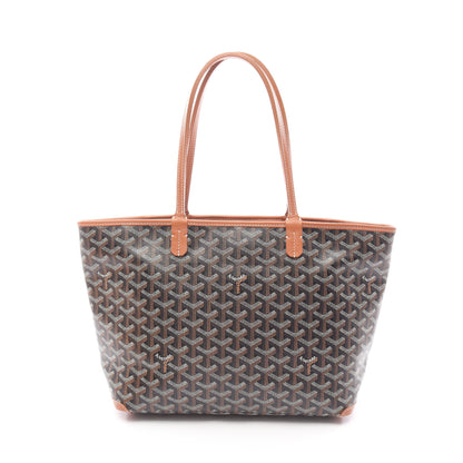 アルトワPM ハンドバッグ トートバッグ コーティングキャンバス レザー ブラック ブラウン ゴヤール バッグ GOYARD