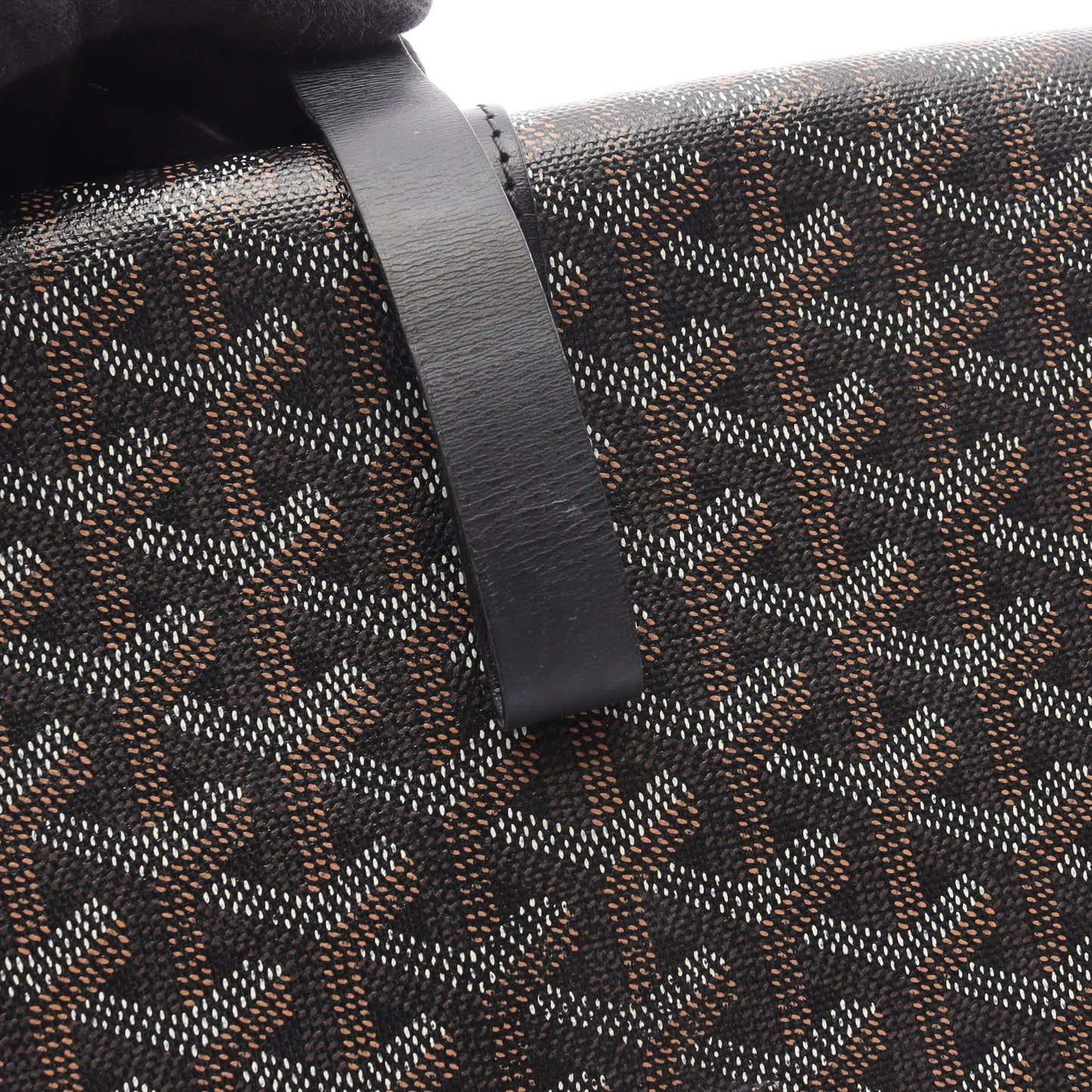 ベルヴェデーレMM ショルダーバッグ コーティングキャンバス レザー ブラック マルチカラー ゴヤール バッグ GOYARD