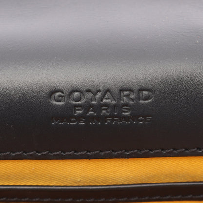 ベルヴェデーレMM ショルダーバッグ コーティングキャンバス レザー ブラック マルチカラー ゴヤール バッグ GOYARD