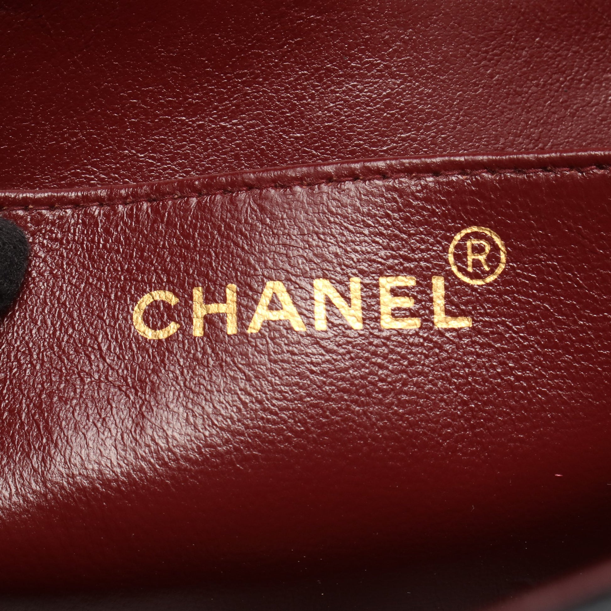 マトラッセ ダイアナフラップ チェーンショルダーバッグ ラムスキン ブラック ゴールド金具 シャネル バッグ CHANEL