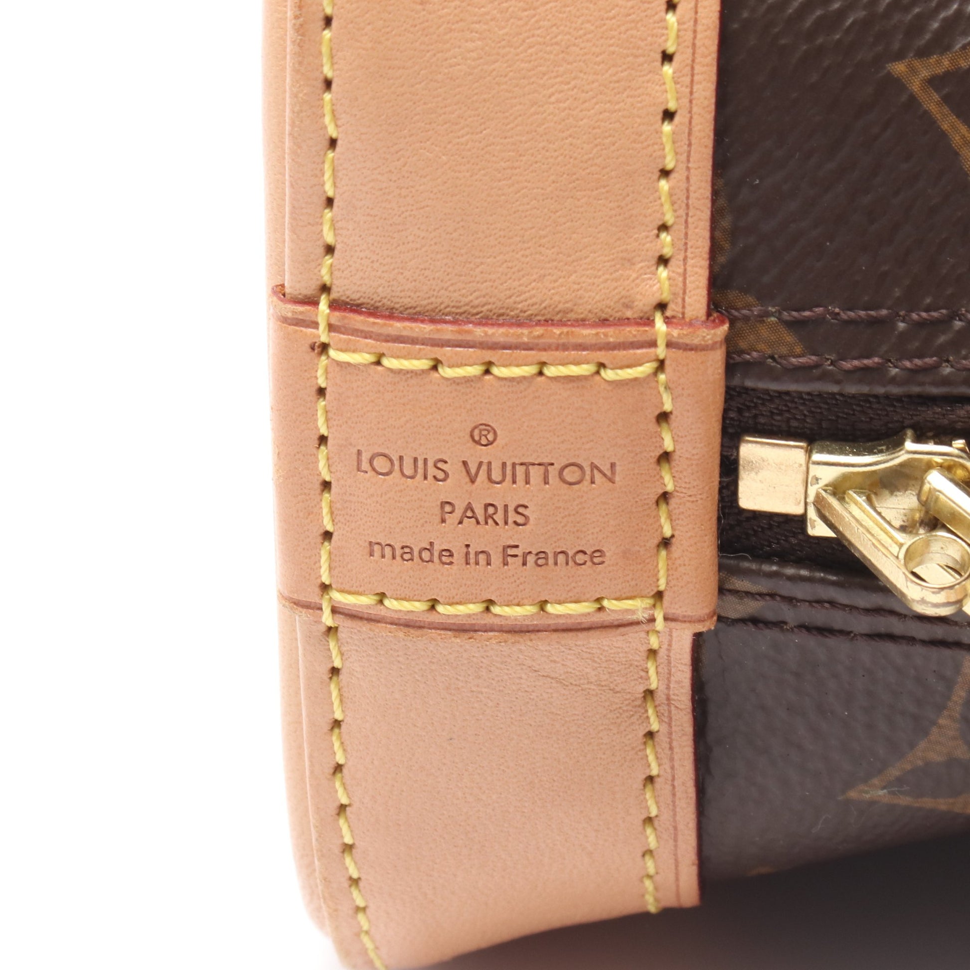 アルマBB モノグラム ハンドバッグ PVC レザー ブラウン 2WAY ルイヴィトン バッグ LOUIS VUITTON