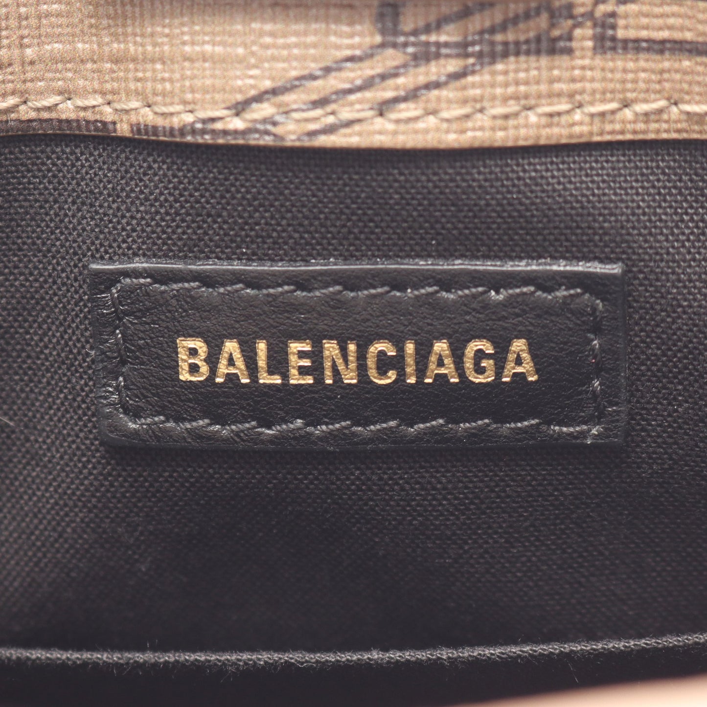 BBモノグラム ハンドバッグ PVC レザー グレーブラウン ホワイト ブラック 2WAY バレンシアガ バッグ BALENCIAGA