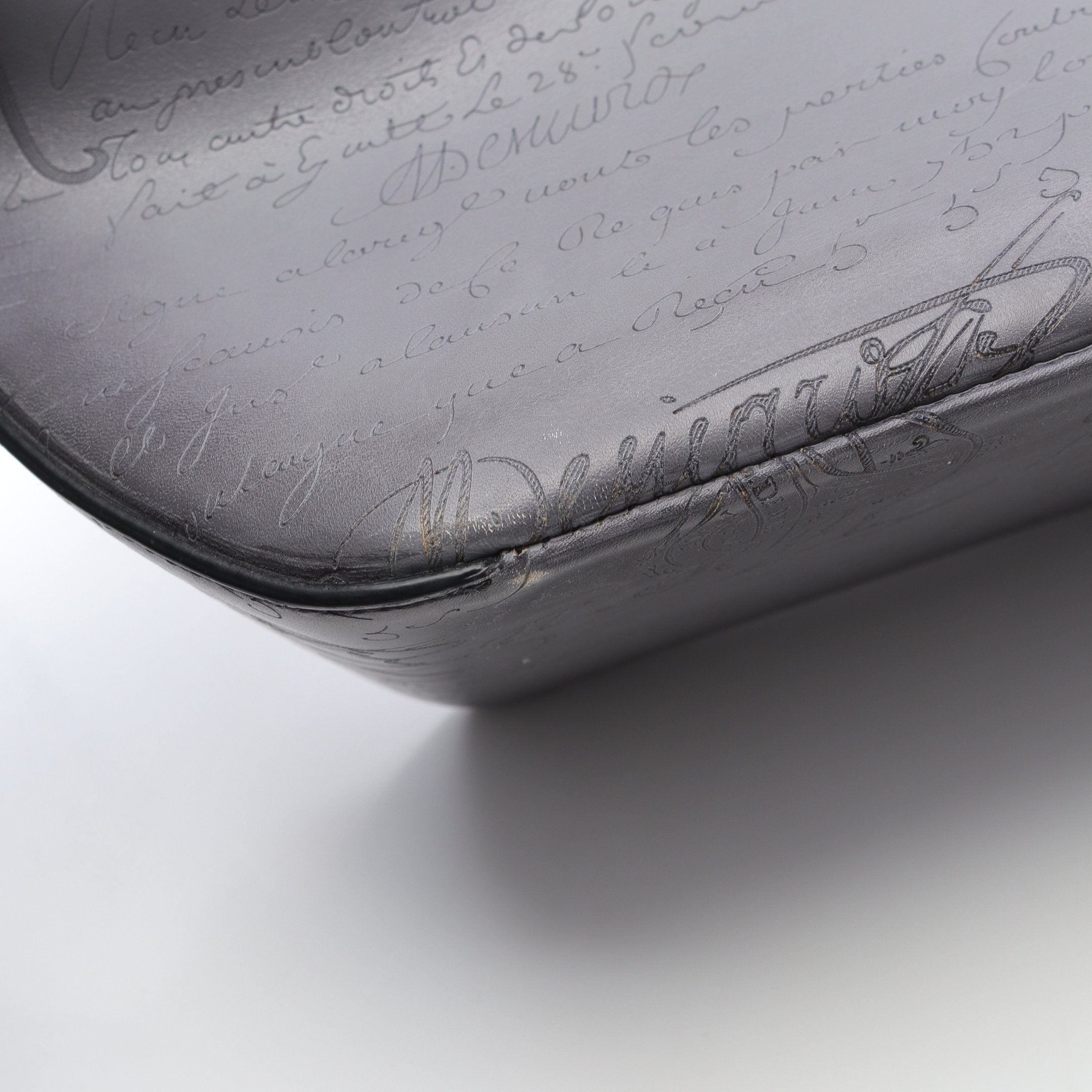 トゥジュール ミニ カリグラフィ ハンドバッグ トートバッグ レザー