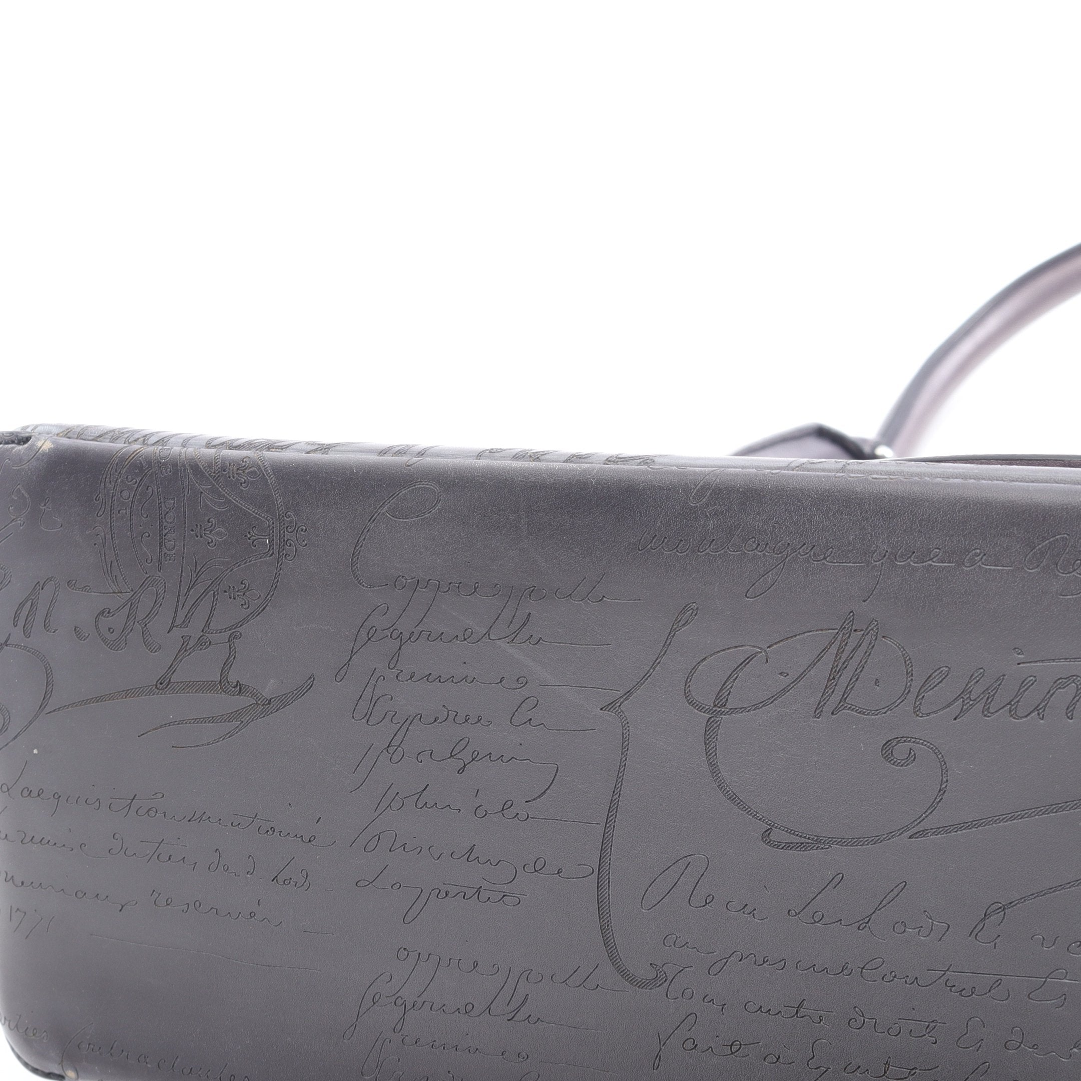 トゥジュール ミニ カリグラフィ ハンドバッグ トートバッグ レザー