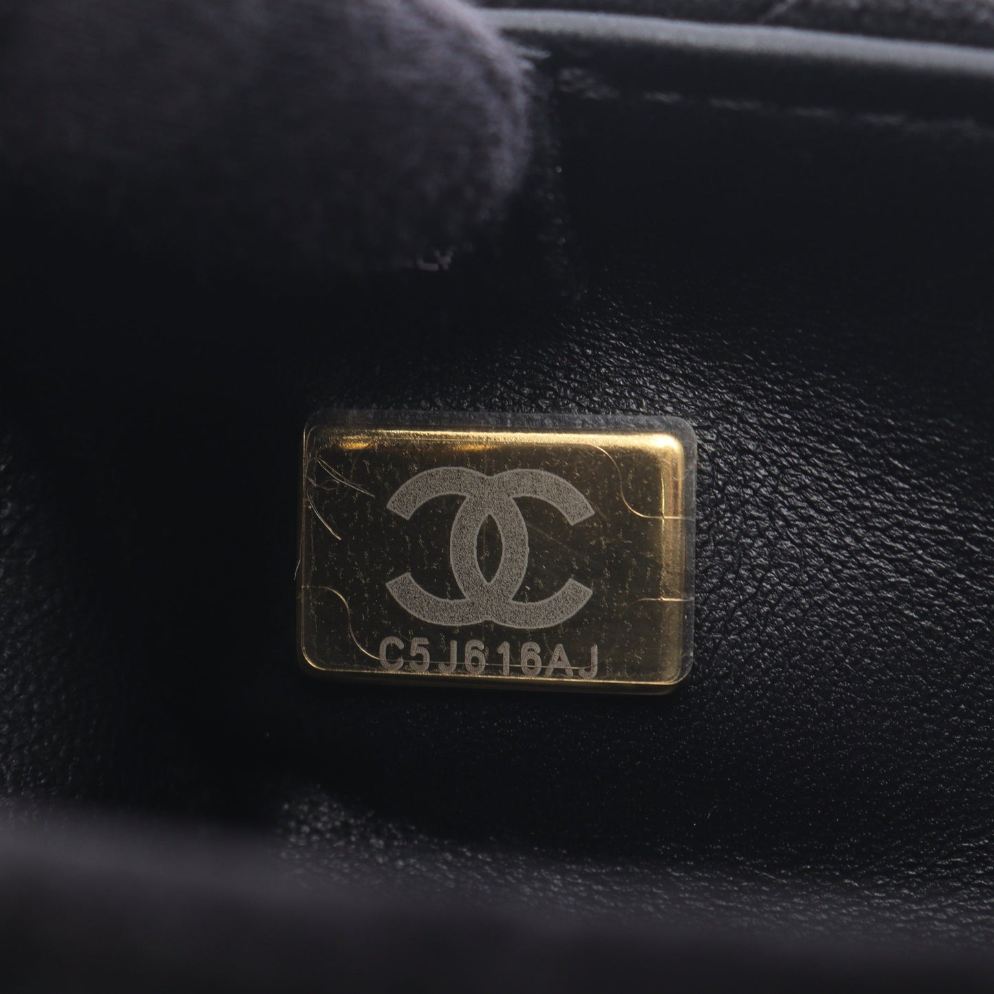 チェーンショルダーバッグ ベロア ブラック ゴールド金具 2WAY シャネル バッグ CHANEL