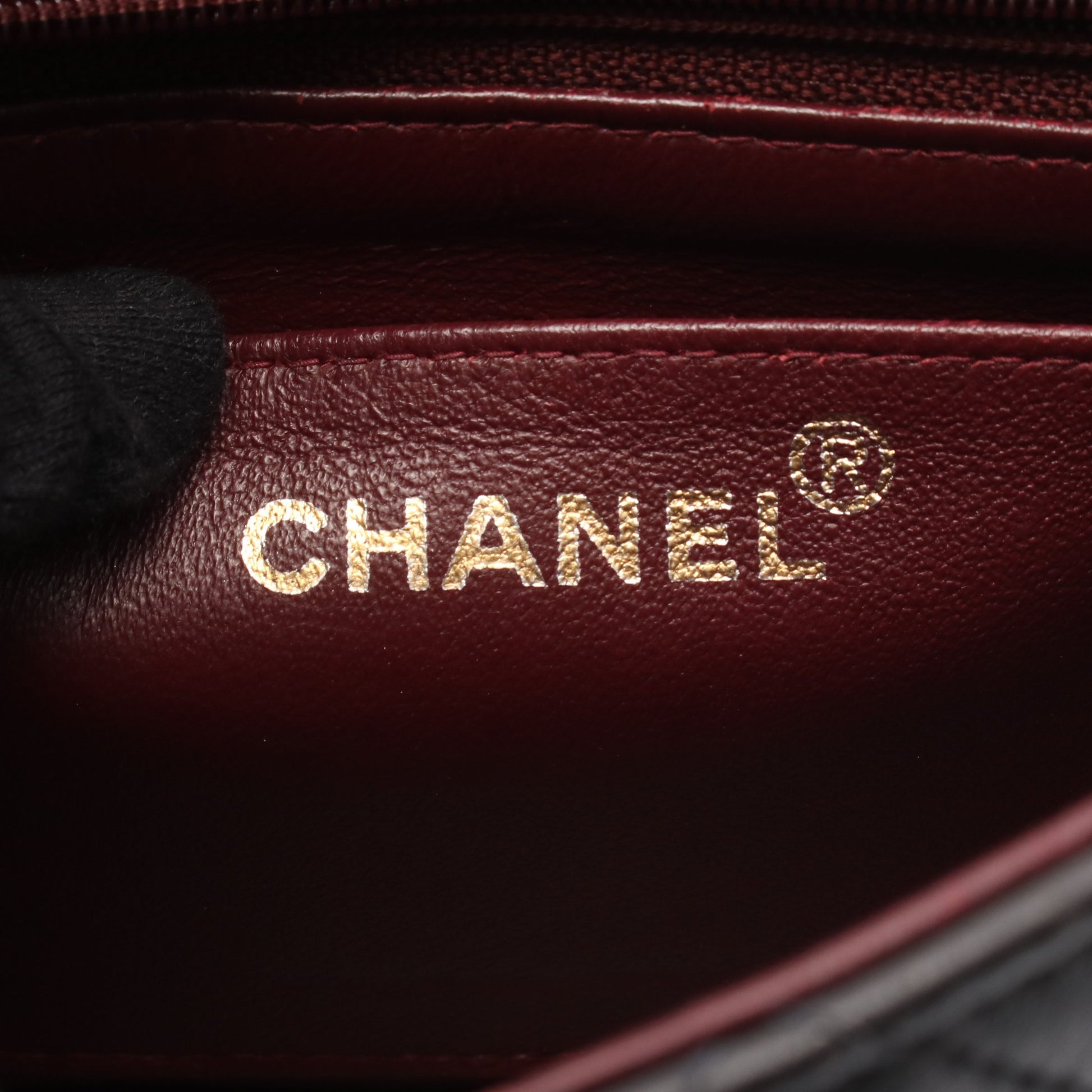 ミニマトラッセ チェーンショルダーバッグ ラムスキン ブラック ゴールド金具 シャネル バッグ CHANEL
