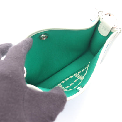 エヴリンTPM ヴェルソ ブルーアズテック ヴェールフィズ ミント ショルダーバッグ トワルオフィシエ ヴォースイフト ライトブルー ライトグリーン グリーン シルバー金具 B刻印 エルメス バッグ HERMES