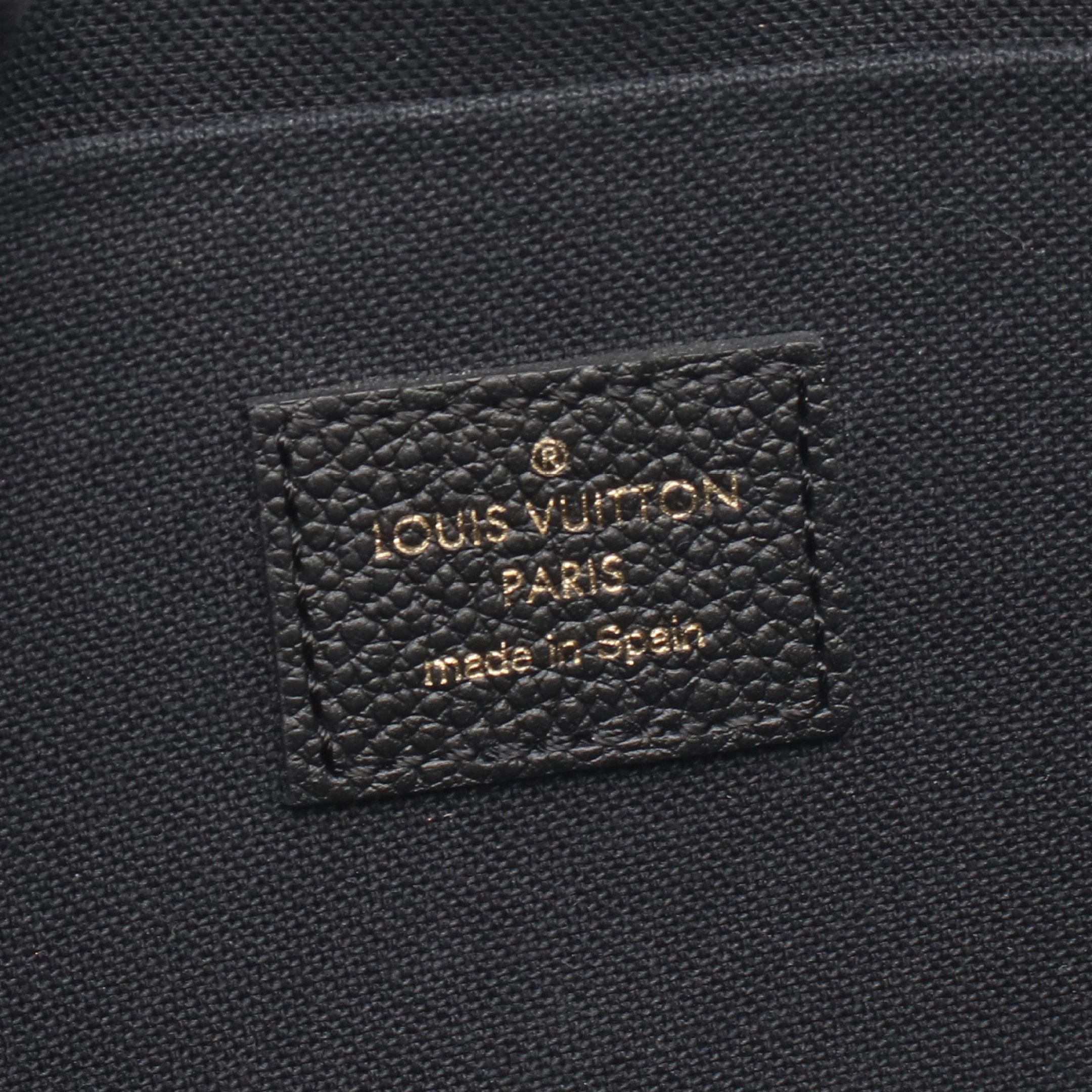 ポシェット フェリシー モノグラムアンプラント ノワール チェーン