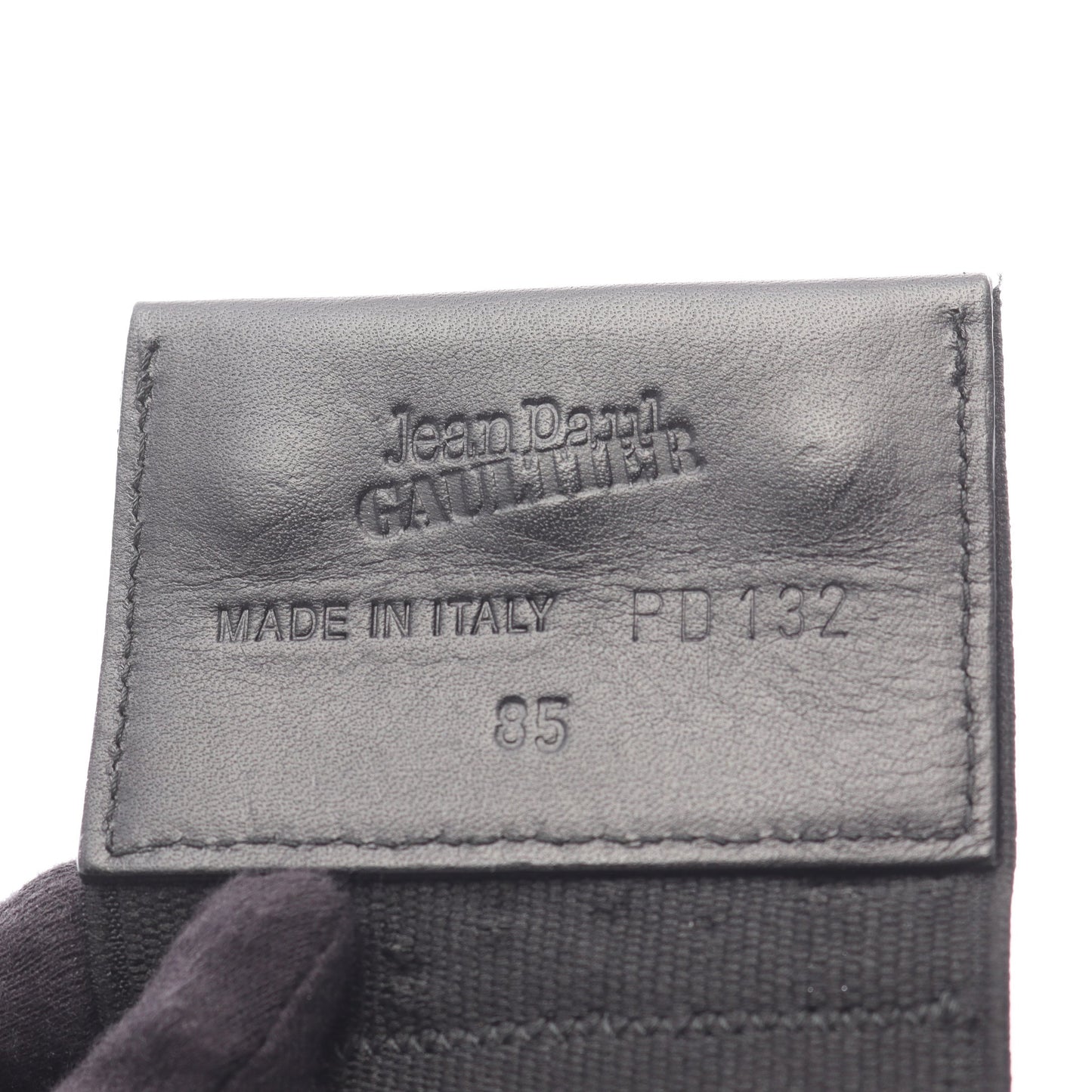 ベルト レザー スエード ハラコ ブラック ジャンポールゴルチエ 財布・小物 Jean Paul GAULTIER