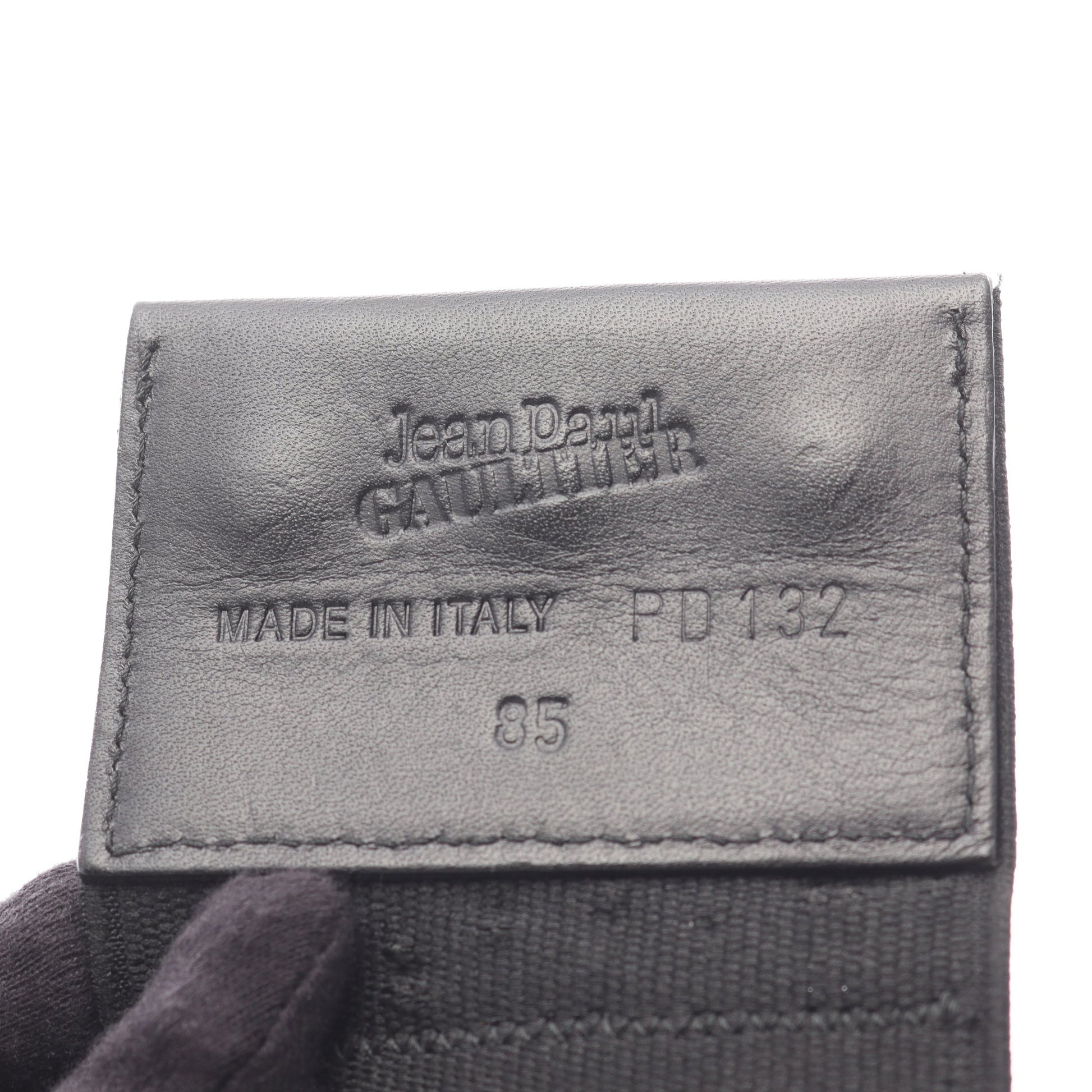 ベルト レザー スエード ハラコ ブラック ジャンポールゴルチエ 財布・小物 Jean Paul GAULTIER