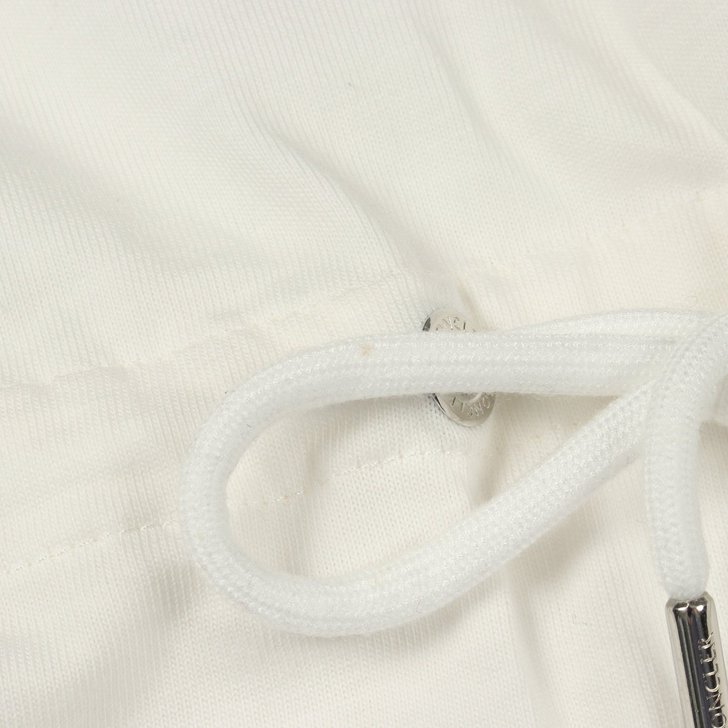アイコンパッチ チュニック 半袖Tシャツ コットン ホワイト モンクレール トップス MONCLER