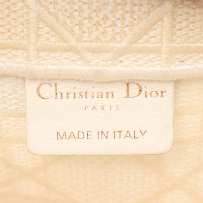 BOOK TOTE ブックトート ミディアム ハンドバッグ トートバッグ キャンバス アイボリー クリスチャンディオール バッグ Christian Dior
