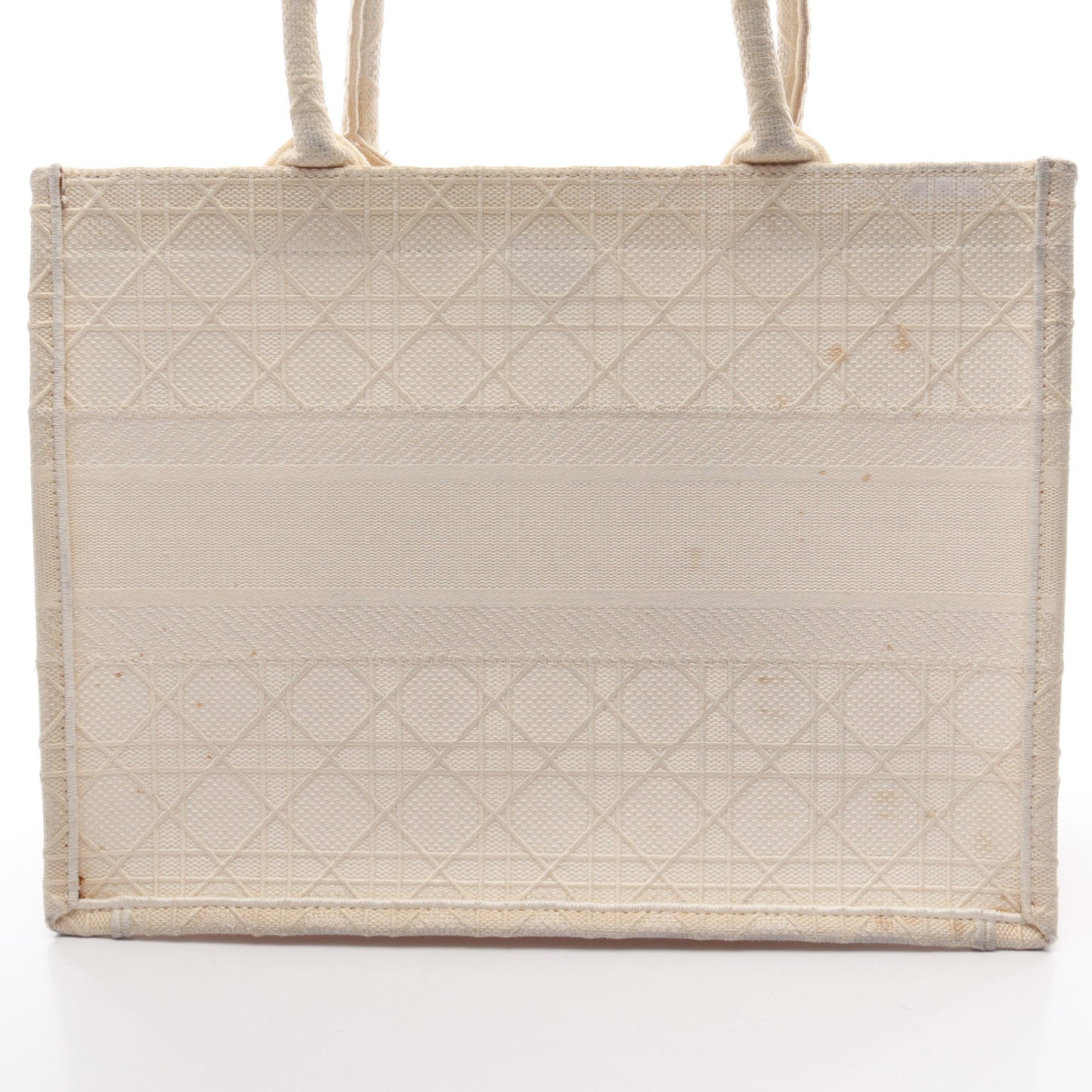 BOOK TOTE ブックトート ミディアム ハンドバッグ トートバッグ キャンバス アイボリー クリスチャンディオール バッグ Christian Dior