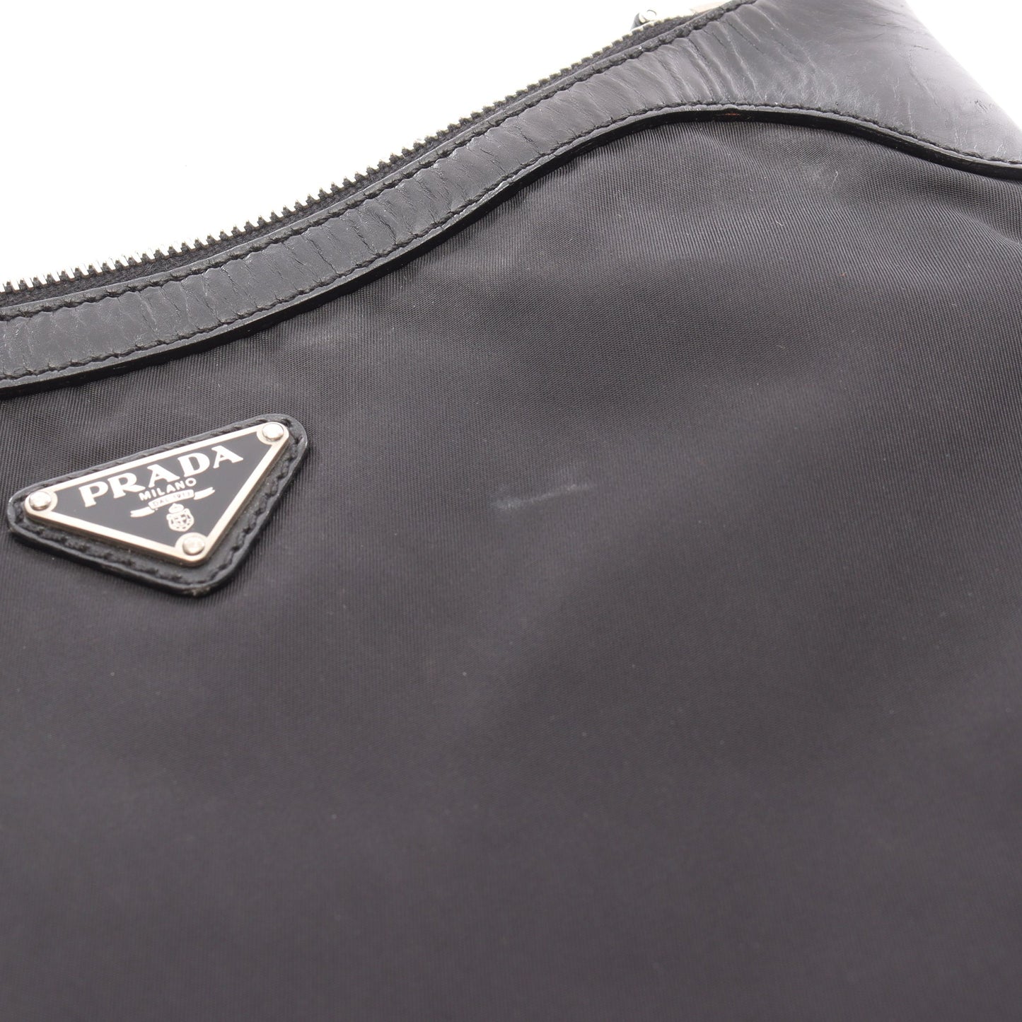 ショルダーバッグ ナイロン レザー ブラック プラダ バッグ PRADA