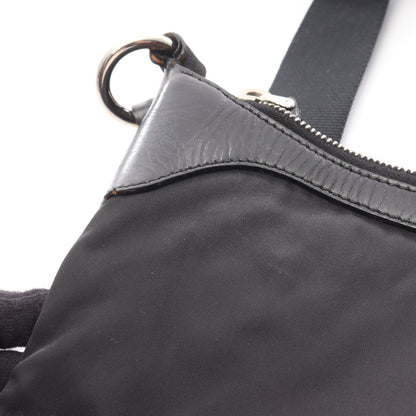 ショルダーバッグ ナイロン レザー ブラック プラダ バッグ PRADA