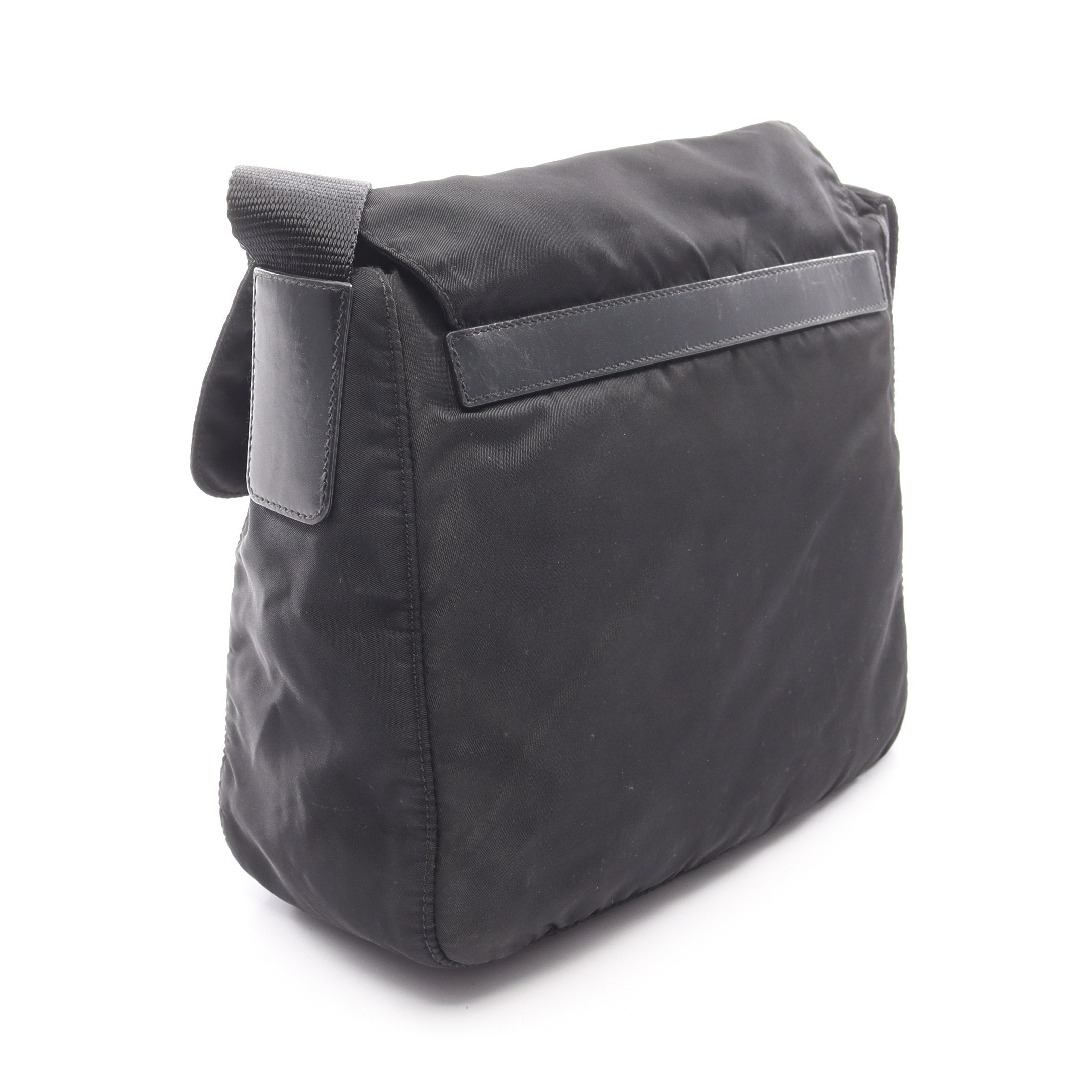 VELA ショルダーバッグ ナイロン レザー ブラック プラダ – RECLO