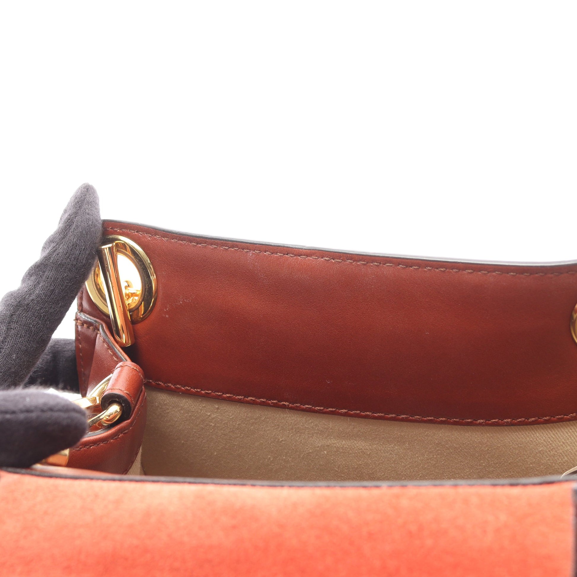 アニー スモール チェーンハンドバッグ レザー ブラウン 2WAY クロエ バッグ Chloe