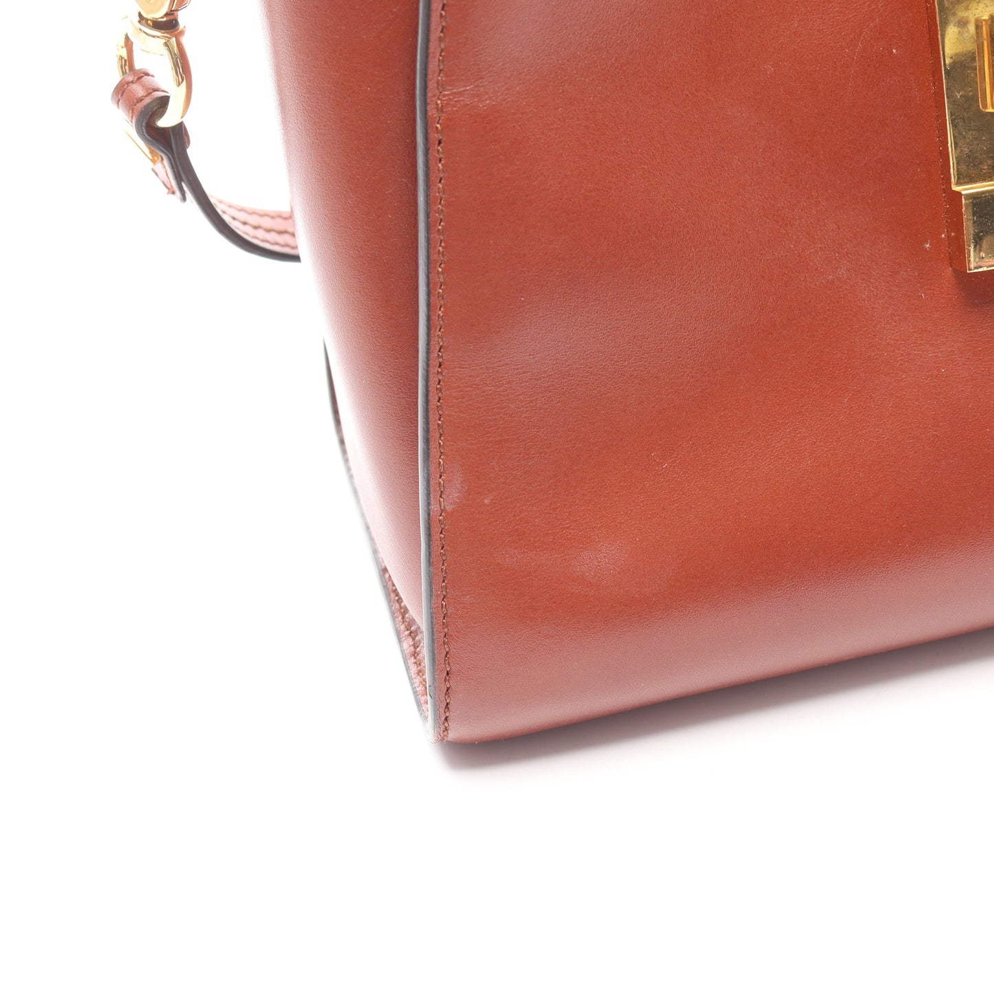 アニー スモール チェーンハンドバッグ レザー ブラウン 2WAY クロエ バッグ Chloe