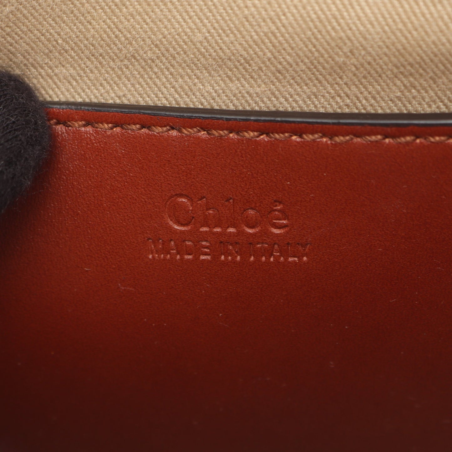アニー スモール チェーンハンドバッグ レザー ブラウン 2WAY クロエ バッグ Chloe