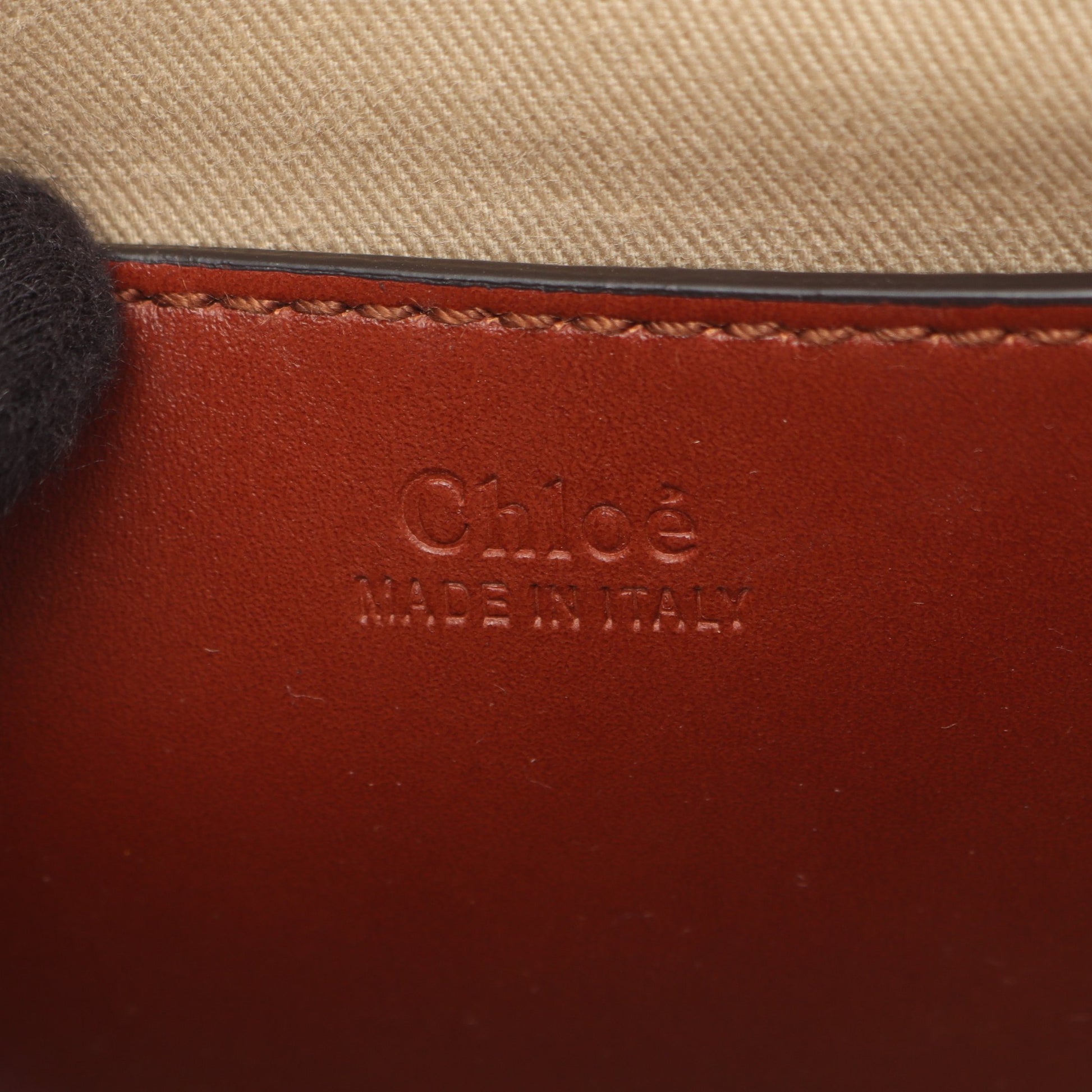 アニー スモール チェーンハンドバッグ レザー ブラウン 2WAY クロエ バッグ Chloe