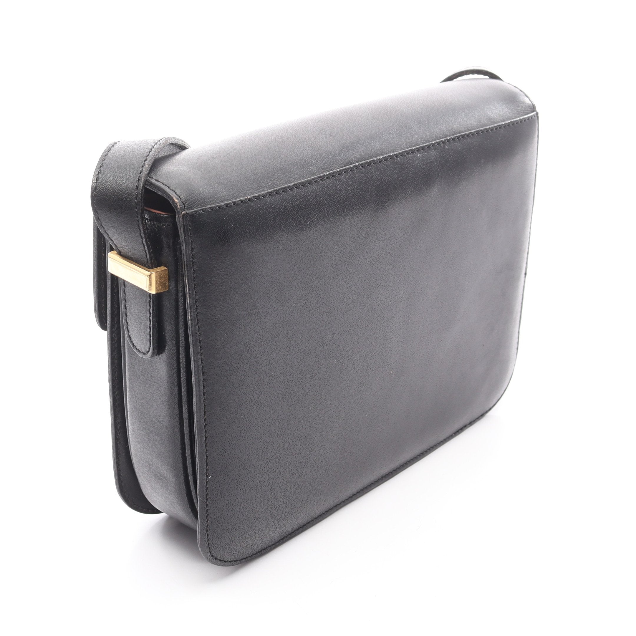 ショルダーバッグ レザー ブラック 馬車金具 セリーヌ – RECLO