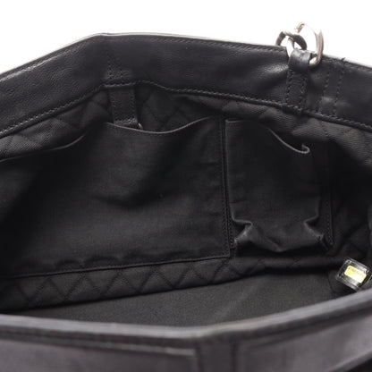 チェーンショルダーバッグ チェーントートバッグ ハラコ レザー ブラック シルバー金具 シャネル バッグ CHANEL